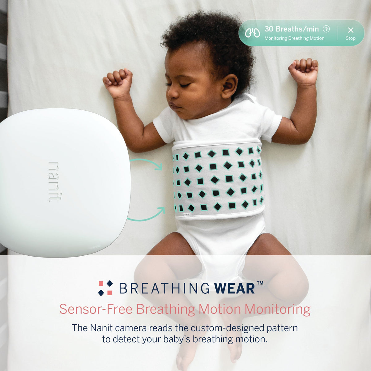 Nanit Pro Smart Baby Monitor + Wall Mount Gear Nanit