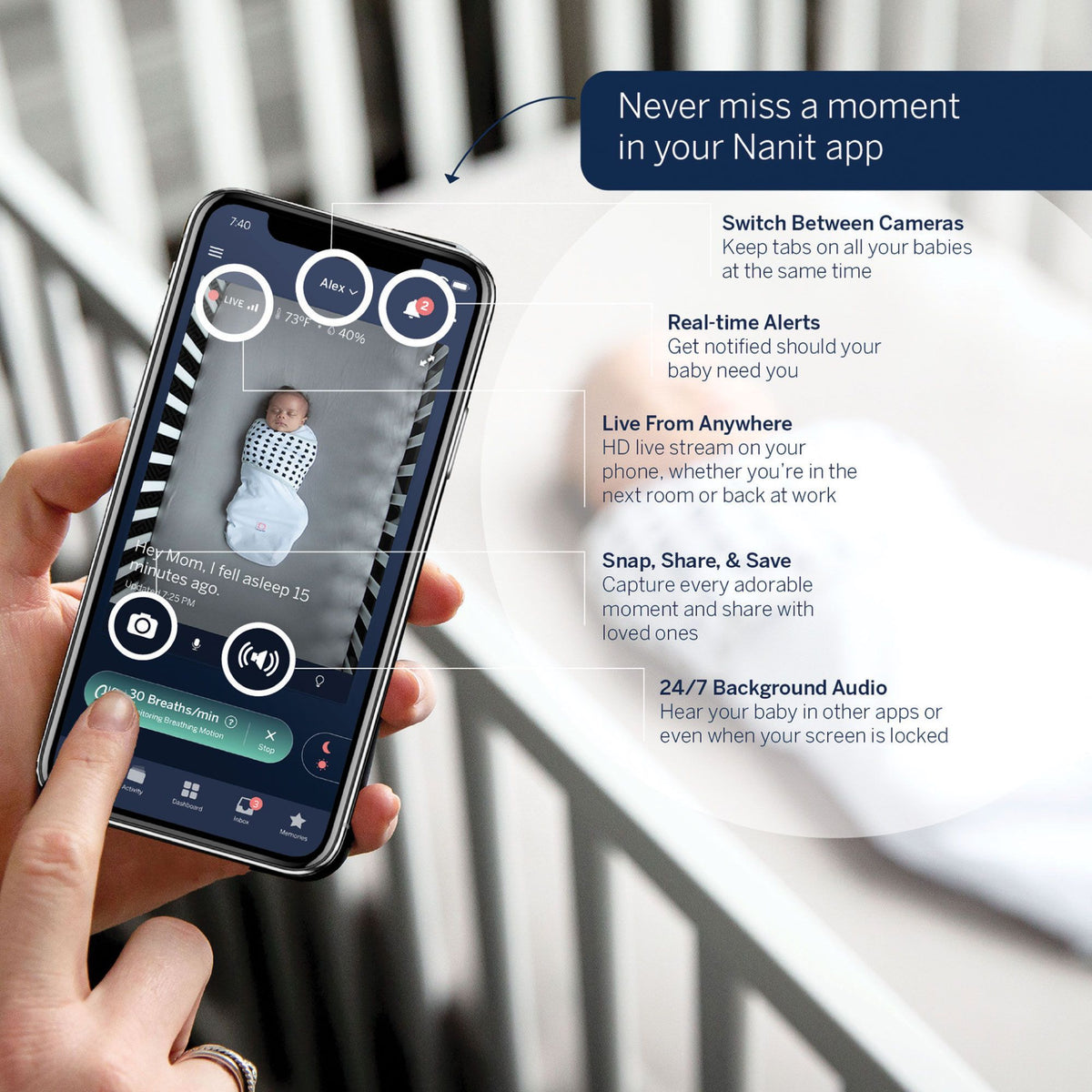Nanit Pro Complete Baby Monitoring System Gear Nanit