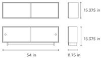 Perch Full Size Loft Console by Oeuf Furniture Oeuf