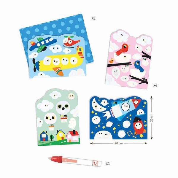Paint with Water - Hidden in the Sky by Djeco Toys Djeco