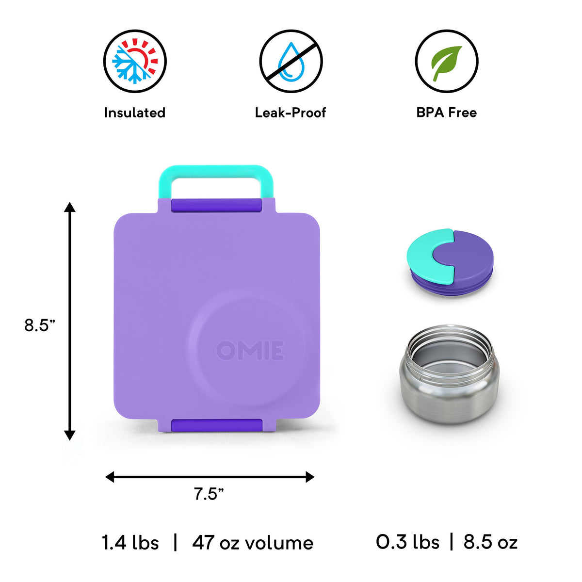OmieBox - Purple Plum Nursing + Feeding OmieLife