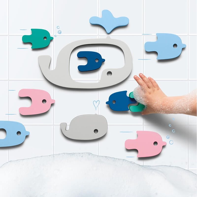 Bath Puzzle - Whale by Quut Toys Toys Quut Toys