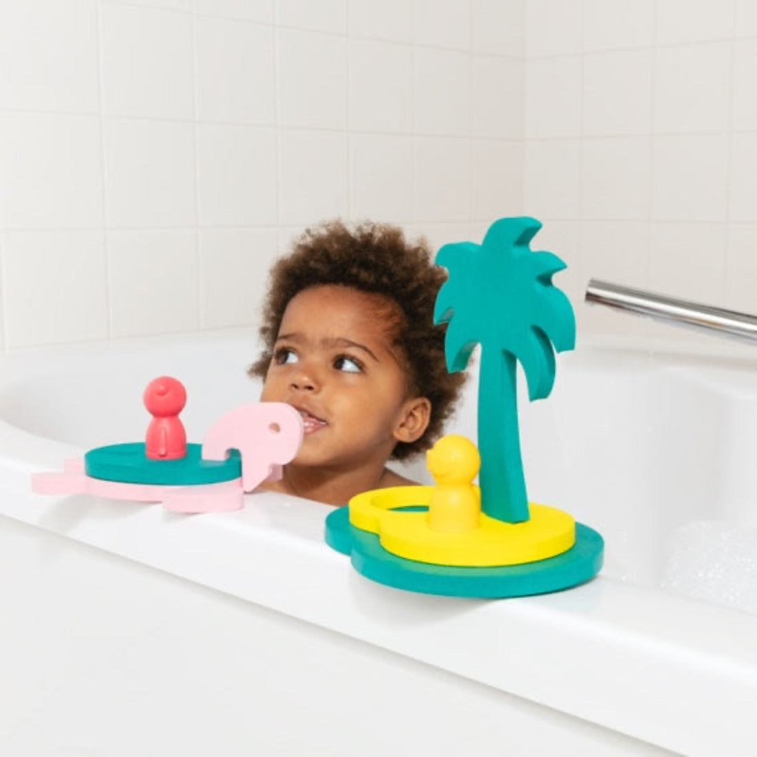 Bath Puzzle Friends - Treasure Island by Quut Toys Toys Quut Toys