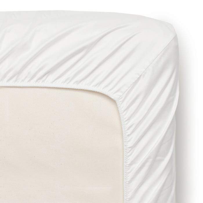 Organic Crib Sheets by Naturepedic Bedding Naturepedic Fitted White  