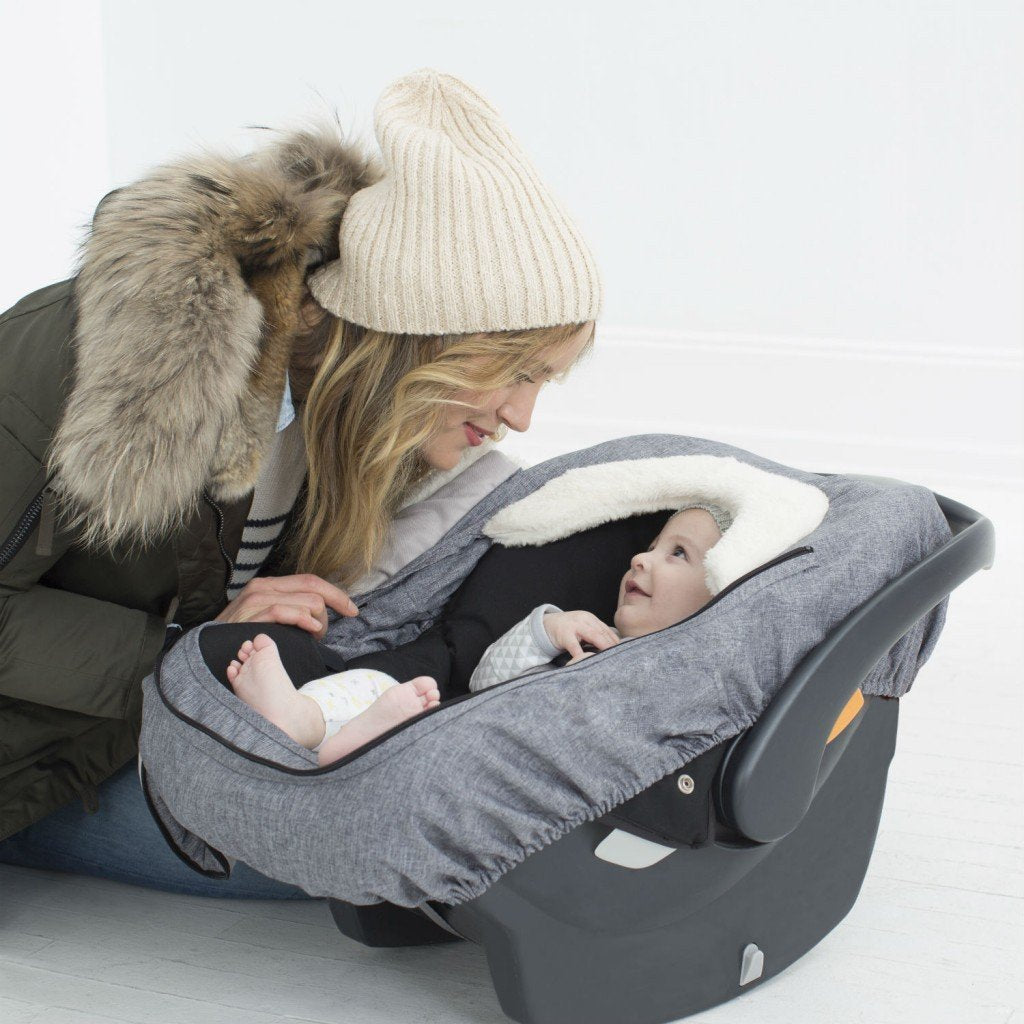 Stroll + Go Car Seat Cover - Heather Grey by Skip Hop Gear Skip Hop