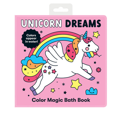 Color Magic Bath Book - Unicorn Dreams Books Mudpuppy   