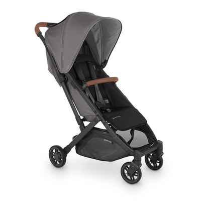 Minu V2 Stroller by UPPAbaby Gear UPPAbaby GREYSON (charcoal mélange/carbon/saddle leather)  