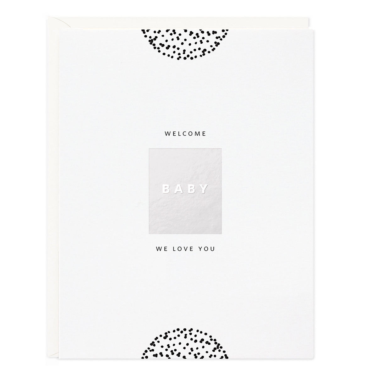 Welcome Baby Block Card by Ramona & Ruth Paper Goods + Party Supplies Ramona & Ruth