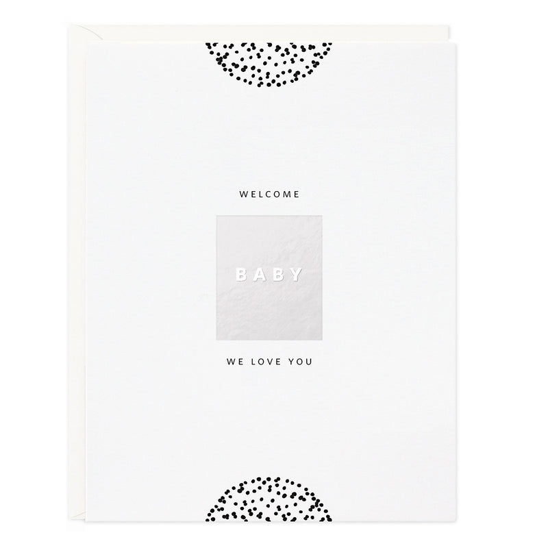 Welcome Baby Block Card by Ramona & Ruth Paper Goods + Party Supplies Ramona & Ruth   