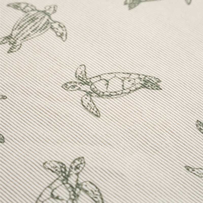 Organic 2-Way Zip Romper - Turtles by Makemake Organics