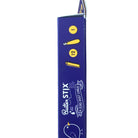 Butter Stix packaging with blue background and yellow text