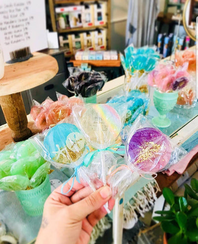 Christmas Tree Lollipop - Green Apple by Sweet Caroline Confections