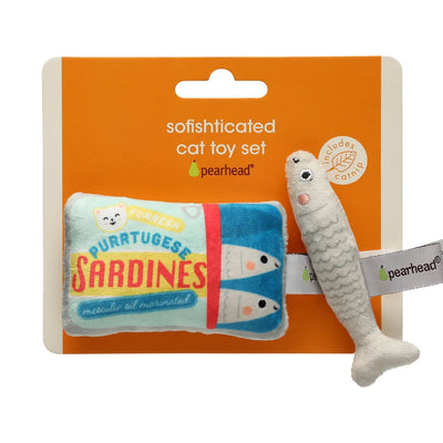 Sardines Cat Toys - Set of 2 by Pearhead