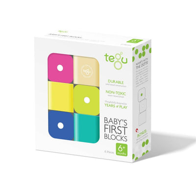 Baby's First Blocks - Set of 6 by Tegu