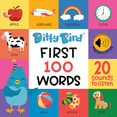 First 100 Words Baby Book by Ditty Bird