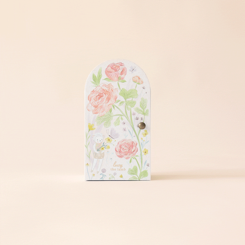 Tiny Lucy the Lamb (Pastel) by Cuddle + Kind