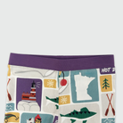 Boxer briefs with Minnesota-themed design on a white background