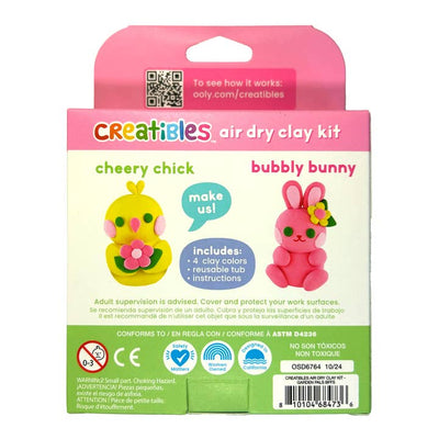 Creatibles Mini Air Dry Clay Kit - Garden Pals BFFs by OOLY