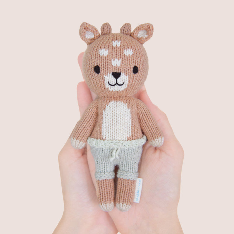 Tiny Elliott the Fawn by Cuddle + Kind