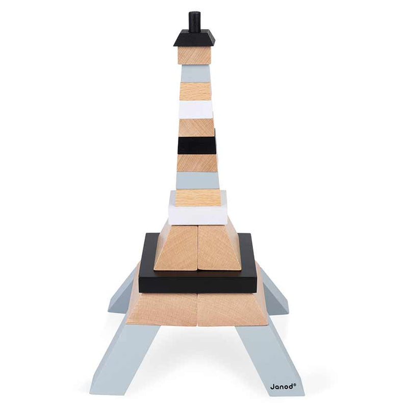 Eiffel Tower Wooden Building Set by Janod