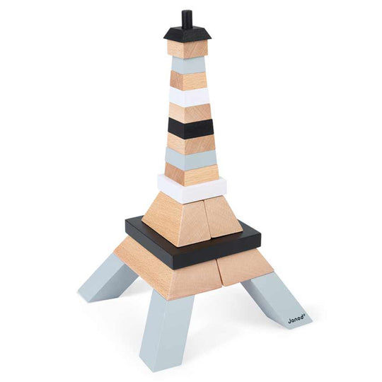 Eiffel Tower Wooden Building Set by Janod