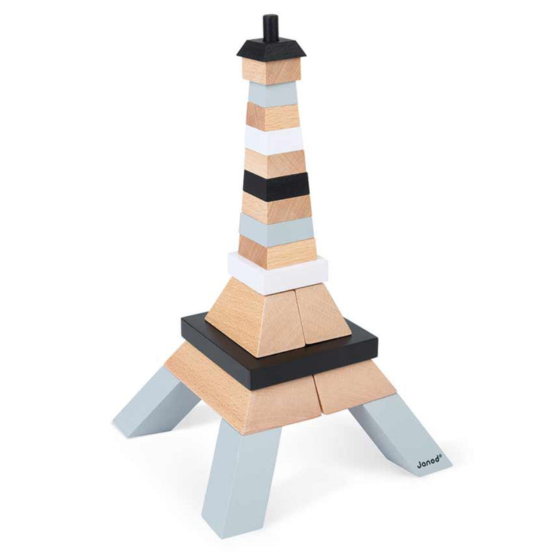 Eiffel Tower Wooden Building Set by Janod