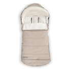 UPPAbaby CozyGanoosh Footmuff in a light neutral mélange fabric.