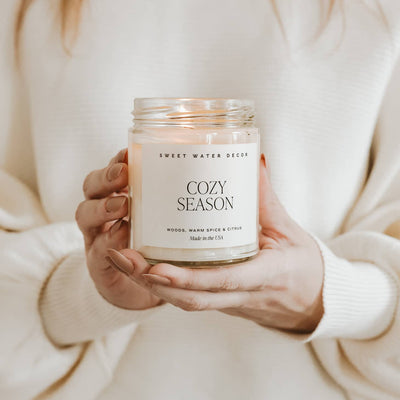 9oz Soy Candle - Cozy Season by Sweet Water Decor