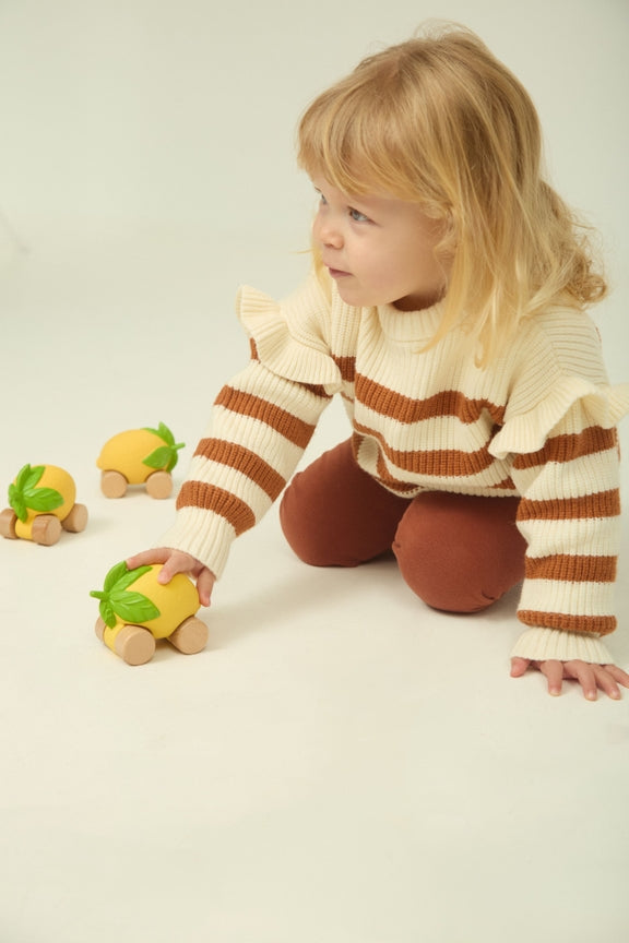 Lou the Lemon Baby Car by Oli & Carol