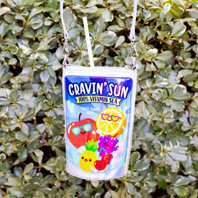 Cravin' Sun Fruit Juice Pouch Handbag by Bewaltz