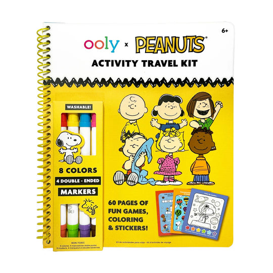 Peanuts Activity Travel Kit & Double-Ended Markers by OOLY