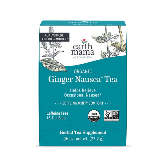 Organic Ginger Nausea Tea by Earth Mama Organics