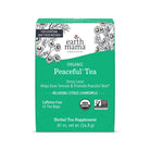 Box of earth mama organic Peaceful Tea on a white background