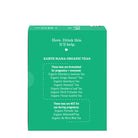 Green packaging of Earth Mama Organic Teas with text on a white background