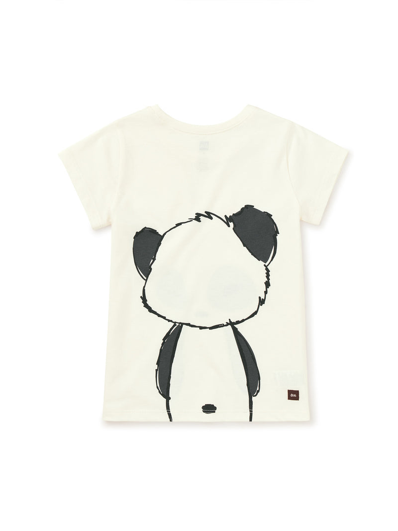 Panda Graphic Tee - Chalk by Tea Collection - FINAL SALE