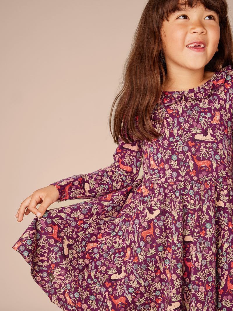 Ruffle Collar Ballet Dress - Scottish Woodland Wonders by Tea Collection