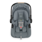 Gray baby car seat with UPPAbaby logo on a white background