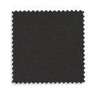 Black fabric swatch on a white background