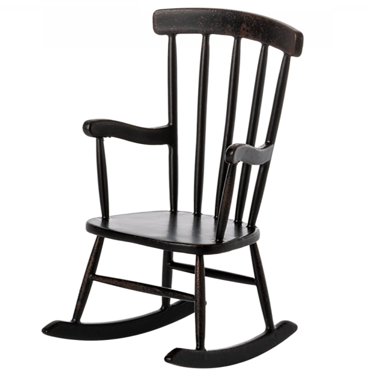 Rocking Chair, Mouse - Anthracite by Maileg