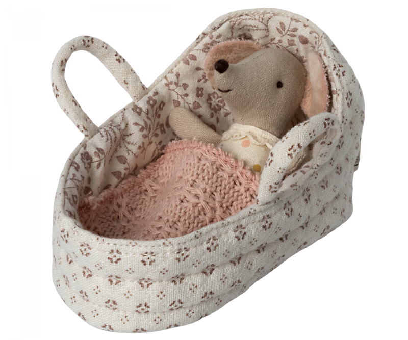 Carrycot, Baby Mouse by Maileg