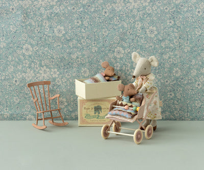 Rocking Chair, Mouse - Dark Powder by Maileg