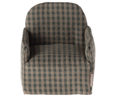 Chair, Mouse - Green Checker by Maileg