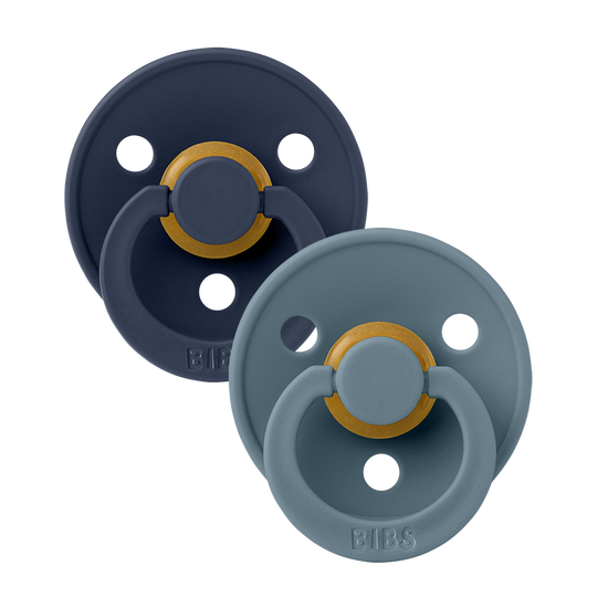 Bibs Original Pacifier 2 Pack - Deep Space + Petrol