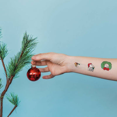 Peanuts Holiday Sheet Tattoos - Set of 2 by Tattly