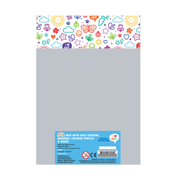 Colorful Doodles Sketch Book by OOLY