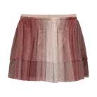 Minymo Mesh Glitter Skirt in the color Huckleberry.