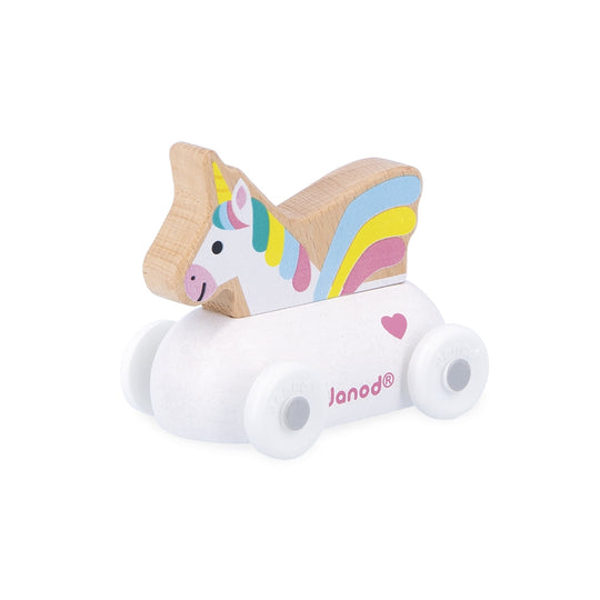 Crossroads Enchanted Kingdom Vehicle - Unicorn by Janod