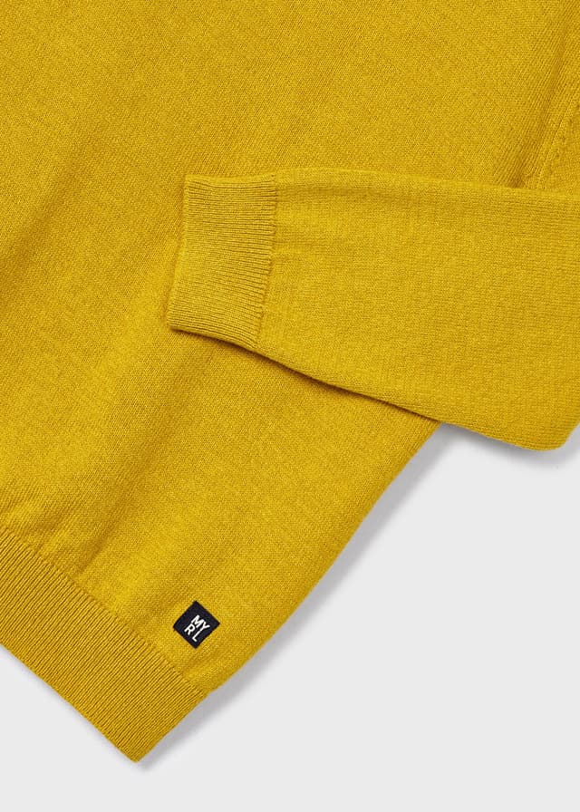 Basic Cotton Jumper - Mustard by Mayoral