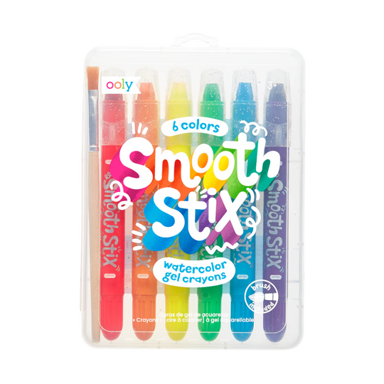 Smooth Stix Watercolor Gel Crayons - Set of 6 by OOLY
