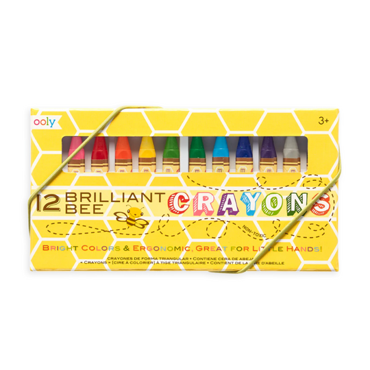 Brilliant Bee Crayons - Set of 12 by OOLY